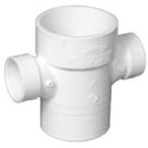 CHARLOTTE 447 03521 3" x 3" x 1-1/2" x 1-1/2"  Street Double  Sanitary Tee