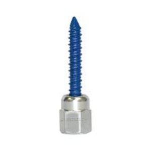 Sammys 8060925-25 Vertical Anchor Super 1/2 in. Threaded Rod Fitting, 5/16 x 1 3/4 in. Screw, for Concrete, 25 Piece