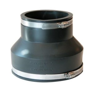 Flexible Coupling for Underground Piping CI/PL to CI/PL, 4" x 3"