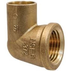 1 CxF 90 ELBOW CAST LEAD FREE