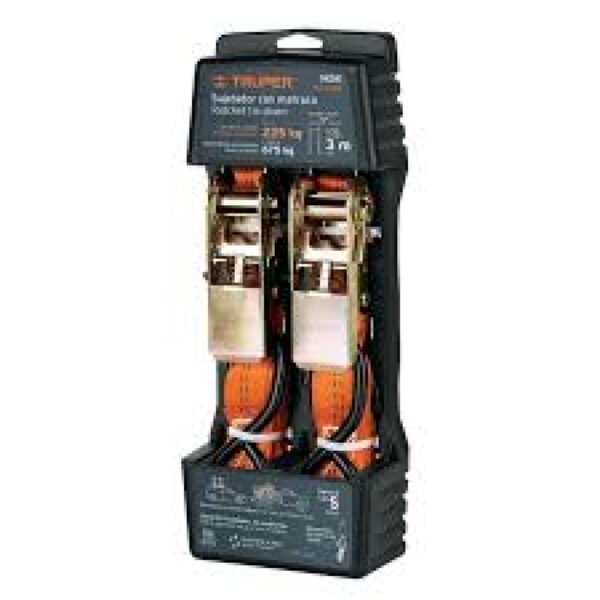 Truper 19281 1500 Lbs Max. Load Ratchet Straps