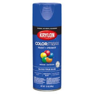 Krylon K05543007 12 Oz True Blue Gloss Colormaxx Spray Paint