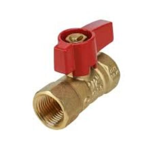 3/4 CGA GAS VLV W/YELLOW HANDLE