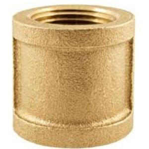1/2           BRASS COUPLING  LEAD FREE