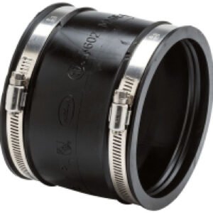 Flexible Coupling for Underground Piping CI/PL to CI/PL, 3" x 2"