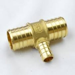 PEX-B Brass Tee 1/2" x 1/2" x 1/2"