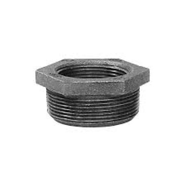 2 X 1 BLACK HEXI BUSHING