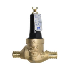 ZURN-1-20XLPEX 1" Pressure Reducing Valve with with integral male Crimp PEX (ASTM F1807) connections