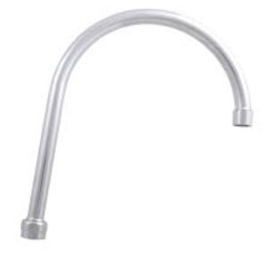 Optiflow Heavy Duty Gooseneck Spout,8", 2.2 GPM Flow Rate