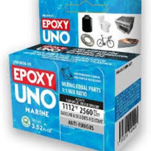 Fusion Epoxy | Epoxy UNO | Paste Epoxy Jar | Marine Purposes | Blue | 3.52 Fl Oz.