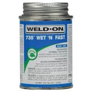(1) 1/4PT BLUE WET N FAST