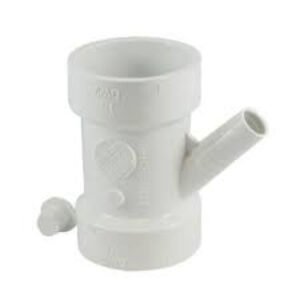 Dishwasher Wye  (H x H x Hose Barb) 1-1/2"x1-1/2"x1/2"