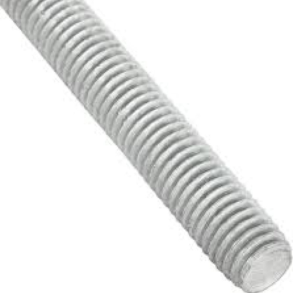 Global Industrial Threaded Rod - Zinc Plated Carbon Steel, 3/8-16 x 6'