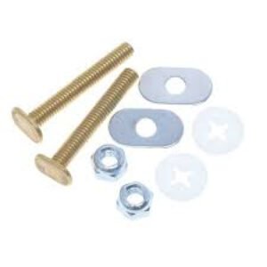 1/4 X 2-1/4 IMP BRS PLT CLST BOLTS W/WASH & NUTS