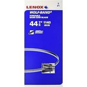 LENOX Tools Portable Band Saw Blades, 44-7/8" x 1/2" x .020", 14 TPI, 5-Pack
