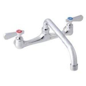 8" O.C. WORKFORCE SPLASH MOUNT FAUCET W/8" SWING SPOU