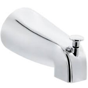 TUB SPOUT,DIVERTER,SLIDE CONNE Chrome Tub Diverter Spout
