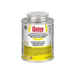MEDIUN YELLOW ALL WEATHER ONE STEP CPVC CEMENT 16.FL OZ