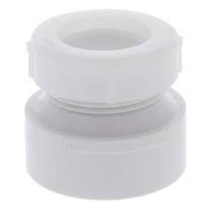 Trap Adapter-Male w/Plastic Nut (S x SLIP) 1-1/2x1-1/4"