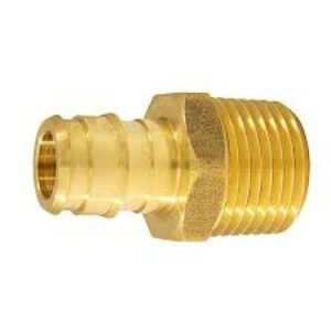 PEX-A Brass Adapter 2" x 2" MNPT