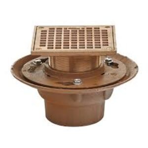 2005 Cast Iron Round Top Floor Drain, 2 in Speedi-Set