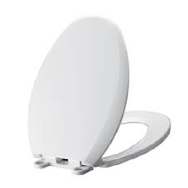 HYDRAPRO-HPWPTSE H12349TOILET SEAT ELONGATED PLASTIC WHITE