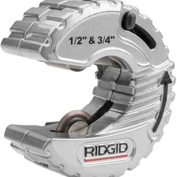 RIDGID 1/2 in. to 3/4 in. C34 "C" Style Close Quarters Quick Change Copper Pipe & Tubing Cutter w/ Spring Loaded Cutting Wheel
