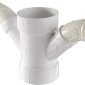 Combination Wye and  1/8 Bend Double Assembly (AllHUB) 4x2"