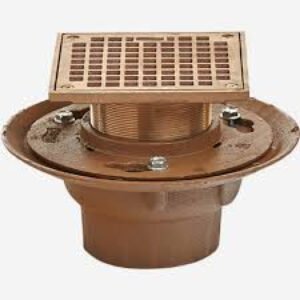 2005 Cast Iron Round Top Floor Drain, 3 in Speedi-Set