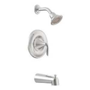 Moen T2133 Eva Chrome Posi-Temp Tub and Shower Trim Kit Valve Required