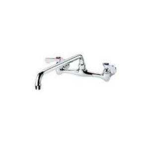 Workforce Standard Duty Faucet, 12" Swing Spout, 8" O.C. Splash Mount