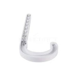 1" PLASTIC J CLIP WITH NAIL