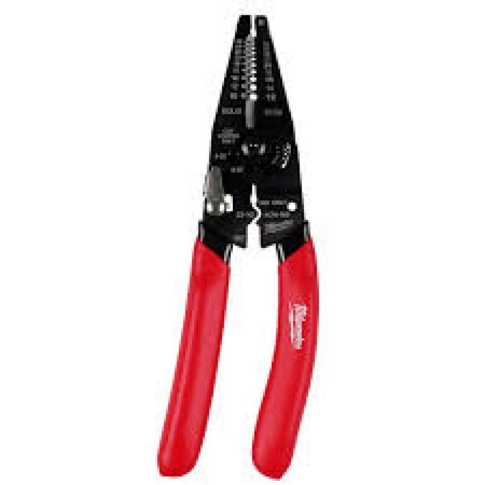 10-28 AWG Multi-Purpose Wire Stripper/Cutter with Reinforced Head and Dipped Grip