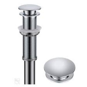 DRAIN WITH OVERFLOW SATIN FINISHED