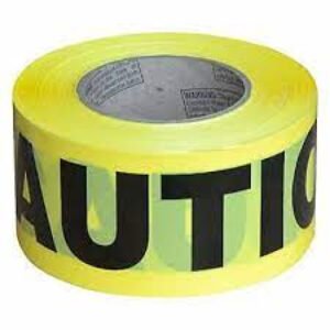 3" X 100Ft Caution Tape Roll Yellow Barricade Hazard Weatherproof Safety Warning