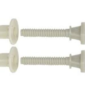5/16X21/2 NYLON CLOSET BOLT SET PAIR