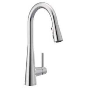 MOEN Sleek Single-Handle Pull-Down Sprayer Kitchen Faucet with Reflex and Power Clean in Spot Resist Stainless