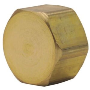 Everbilt 3/8 in. LF Brass Comp Cap