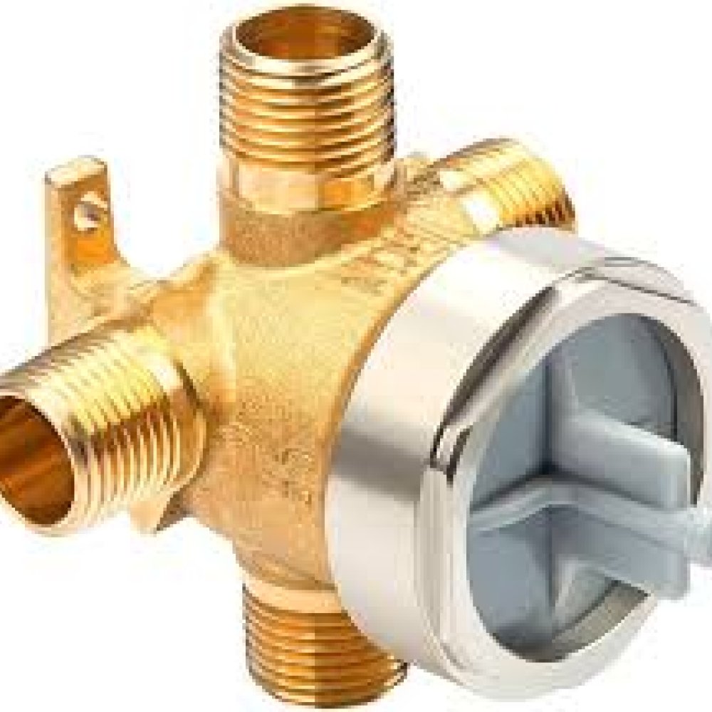 R11000 3- and 6-Setting shower diverter rough-in valve replacement, Brass