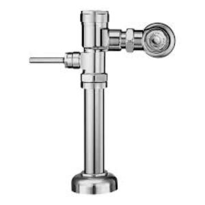 Sloan GEM-2 111-1.28-XL Closet Flushometer, Piston Type, Exposed, 1.28 GPF, 11-1/2 Inch Rough In, with Sweat Solder Adaptor Kit