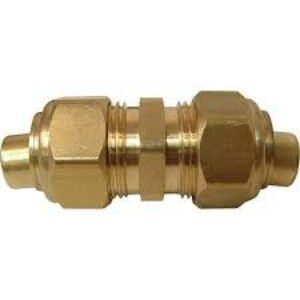 Everbilt 3/8 in. LF Brass Comp Union