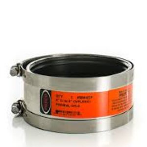 8 ProSeal Flex Couplings 58-CP Series Cast Iron to Plastic, Steel or Extra-Heavy Cast Iron