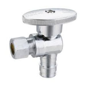 HYDRAPRO HPQTLF1960AS  1/2" PEX Expansion x 3/8" OD Angle Valve (Lead Free)
