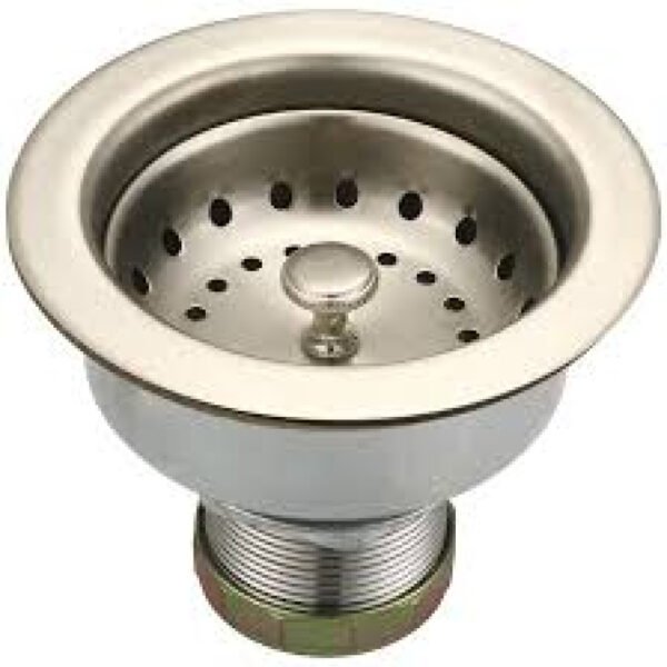 4 1/2 DUO BASKET STRAINER STAINLESS STEEL DEEP CUP