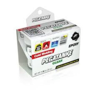 Transparent 2 Part Epoxy Resin | Professional Cold Weld Adhesive | High Strength Metal Glue for Fuel Tanks | General Repair & Plastic | High Temperature Epoxy for Welding Bonds (1.08 oz)