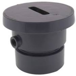 Sioux Chief Manufacturing 834-4P Sioux Chief 834-4PF 4 Inch PVC40 Adjustable Base 3 1/2 Inch Cleanout Plugs, Coring Sleeve and Head Adapter