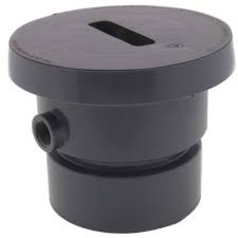 Sioux Chief Manufacturing 834-4P Sioux Chief 834-4PF 4 Inch PVC40 Adjustable Base 3 1/2 Inch Cleanout Plugs, Coring Sleeve and Head Adapter