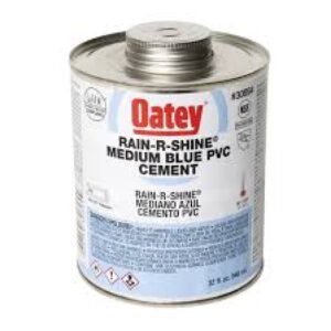 OATEY 32 OZ PVC RAIN-R-Shine Blue Cement (30894)