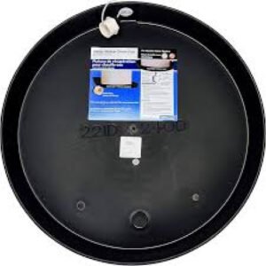 Camco 22 in. I.D. Plastic Water Heater Drain Pan with PVC Fitting