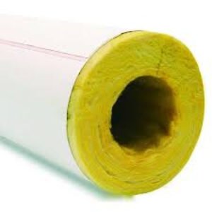 Pipe Insulation, 3/4 X 1-1/8 X 1/2" 3 ft. L, Fiberglass, 1/2 in Wall